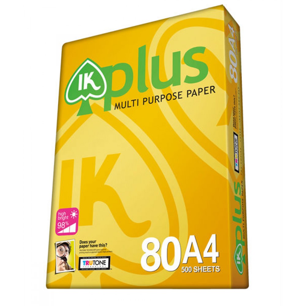 Ik Plus 80gsm A4 Paper 500s 6541